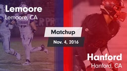 Matchup: Lemoore vs. Hanford  2016