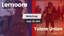 Matchup: Lemoore vs. Tulare Union  2019