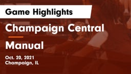Champaign Central  vs Manual  Game Highlights - Oct. 20, 2021