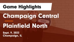 Champaign Central  vs Plainfield North  Game Highlights - Sept. 9, 2022