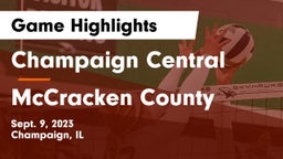 Champaign Central  vs McCracken County  Game Highlights - Sept. 9, 2023