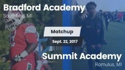 Matchup: Bradford Academy vs. Summit Academy  2017