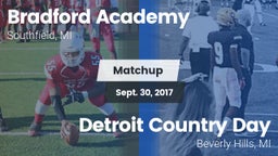 Matchup: Bradford Academy vs. Detroit Country Day  2017