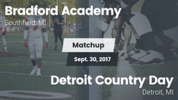 Matchup: Bradford Academy vs. Detroit Country Day 2018
