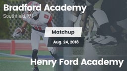 Matchup: Bradford Academy vs. Henry Ford Academy 2018