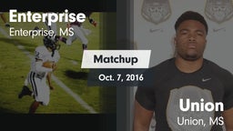 Matchup: Enterprise vs. Union  2016