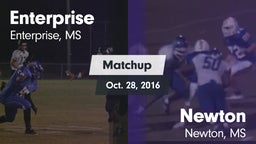 Matchup: Enterprise vs. Newton  2016