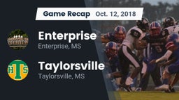 Recap: Enterprise  vs. Taylorsville  2018
