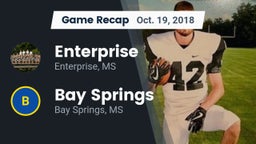 Recap: Enterprise  vs. Bay Springs  2018