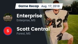 Recap: Enterprise  vs. Scott Central  2018