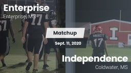 Matchup: Enterprise vs. Independence  2020