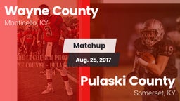 Matchup: Wayne County vs. Pulaski County  2017