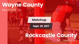 Matchup: Wayne County vs. Rockcastle County  2017
