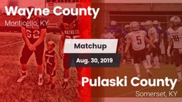 Matchup: Wayne County vs. Pulaski County  2019