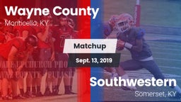 Matchup: Wayne County vs. Southwestern  2019