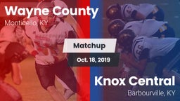 Matchup: Wayne County vs. Knox Central  2019
