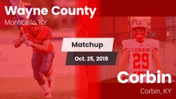 Matchup: Wayne County vs. Corbin  2019