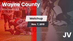 Matchup: Wayne County vs. JV 2019