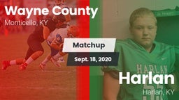 Matchup: Wayne County vs. Harlan  2020