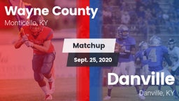 Matchup: Wayne County vs. Danville  2020