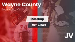 Matchup: Wayne County vs. JV 2020