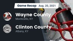 Recap: Wayne County  vs. Clinton County  2021
