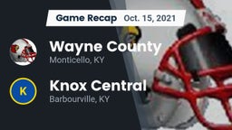Recap: Wayne County  vs. Knox Central  2021