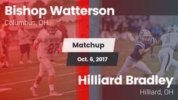 Matchup: Bishop Watterson vs. Hilliard Bradley  2017