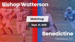 Matchup: Bishop Watterson vs. Benedictine  2018