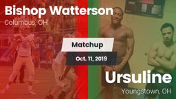 Matchup: Bishop Watterson vs. Ursuline  2019