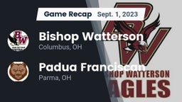 Recap: Bishop Watterson  vs. Padua Franciscan  2023