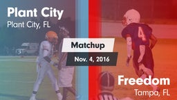 Matchup: Plant City vs. Freedom  2016