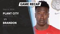 Recap: Plant City  vs. Brandon  2016