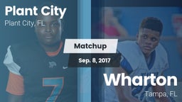 Matchup: Plant City vs. Wharton  2017