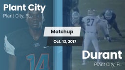 Matchup: Plant City vs. Durant  2017