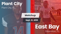 Matchup: Plant City vs. East Bay  2018