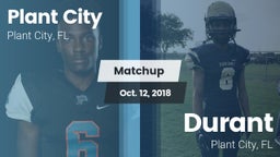 Matchup: Plant City vs. Durant  2018