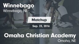 Matchup: Winnebago vs. Omaha Christian Academy  2016