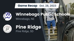 Recap: Winnebago Public Schools vs. Pine Ridge  2023