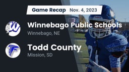 Recap: Winnebago Public Schools vs. Todd County  2023