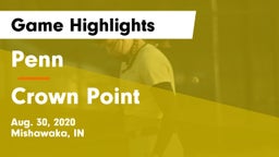 Penn  vs Crown Point  Game Highlights - Aug. 30, 2020