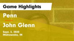 Penn  vs John Glenn  Game Highlights - Sept. 3, 2020