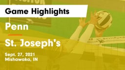 Penn  vs St. Joseph's  Game Highlights - Sept. 27, 2021