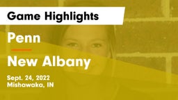 Penn  vs New Albany Game Highlights - Sept. 24, 2022