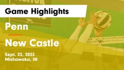Penn  vs New Castle  Game Highlights - Sept. 23, 2023