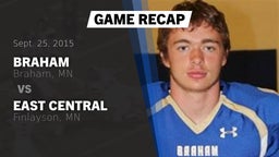 Recap: Braham  vs. East Central  2015