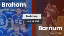 Matchup: Braham vs. Barnum  2017