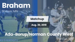 Matchup: Braham vs. Ada-Borup/Norman County West 2018
