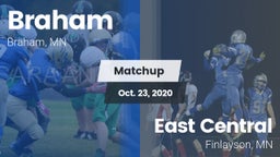Matchup: Braham vs. East Central  2020