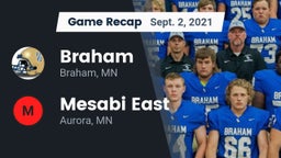 Recap: Braham  vs. Mesabi East  2021